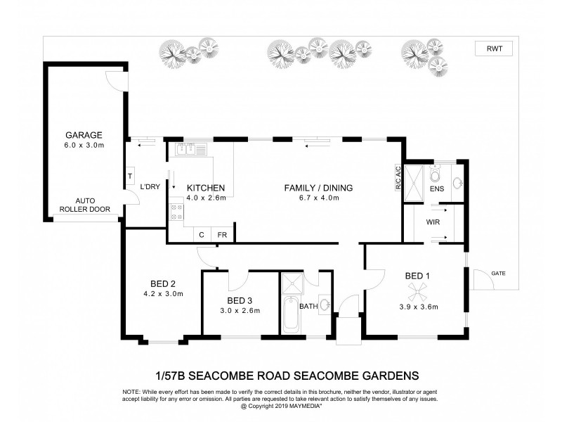 1/57B Seacombe Road, Seacombe Gardens SA 5047 Floorplan