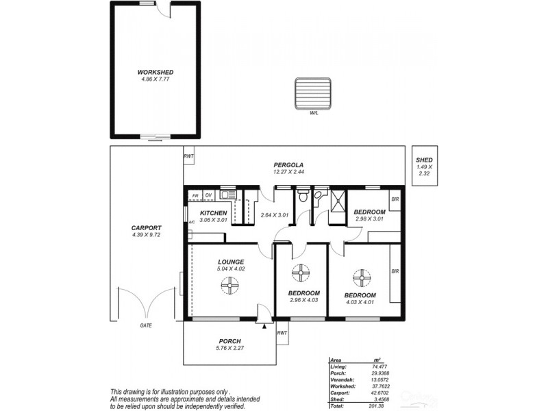 7 Dorsch Street, Hove SA 5048 Floorplan