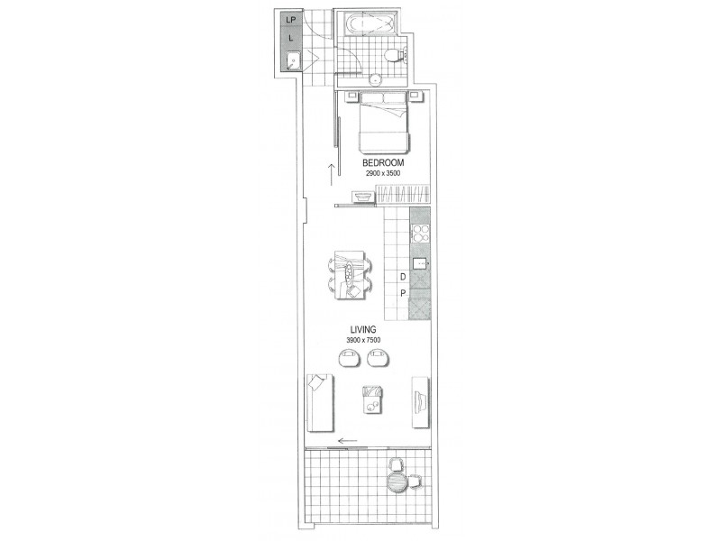 706/19 Holdfast Promenade, Glenelg SA 5045 Floorplan