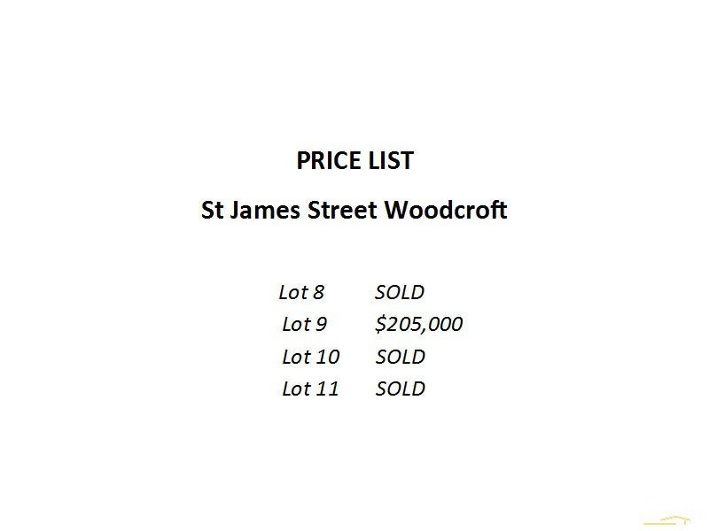 Lot 9 St James Street, Woodcroft SA 5162