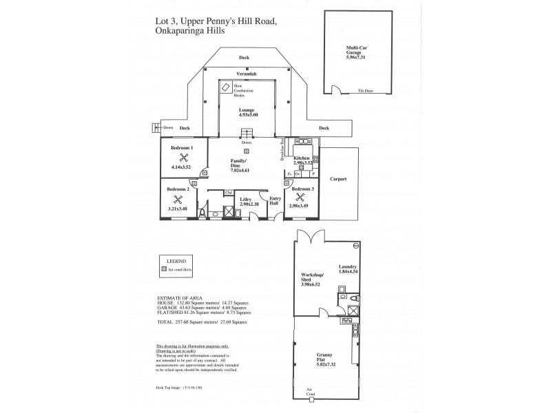 174 Upper Penneys Hill Rd, Onkaparinga Hills SA 5163 Floorplan