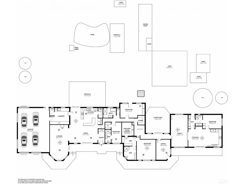 187 Upper Penneys Hill Rd, Onkaparinga Hills SA 5163 Floorplan