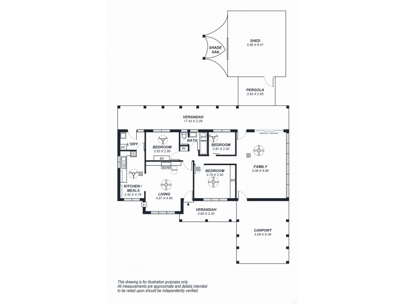 19 Modler Road, Morphett Vale SA 5162 Floorplan