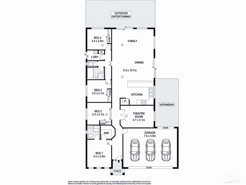 31 Mast Avenue, Seaford Meadows SA 5169 Floorplan