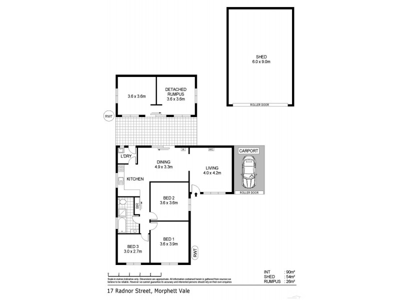 17 Radnor Street, Morphett Vale SA 5162 Floorplan