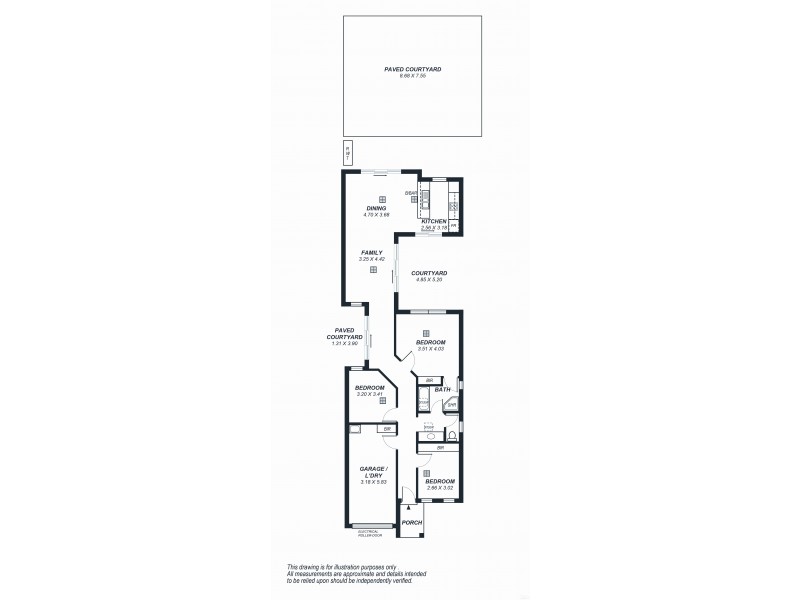 1/6 Dixie Court, Happy Valley SA 5159 Floorplan