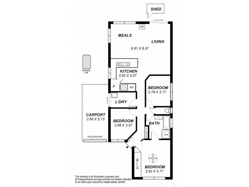 42 Narvik Crescent, Hackham West SA 5163 Floorplan