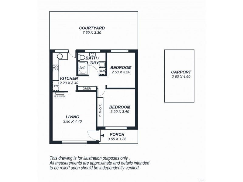 3/19 Fulton Street, Glenelg North SA 5045 Floorplan