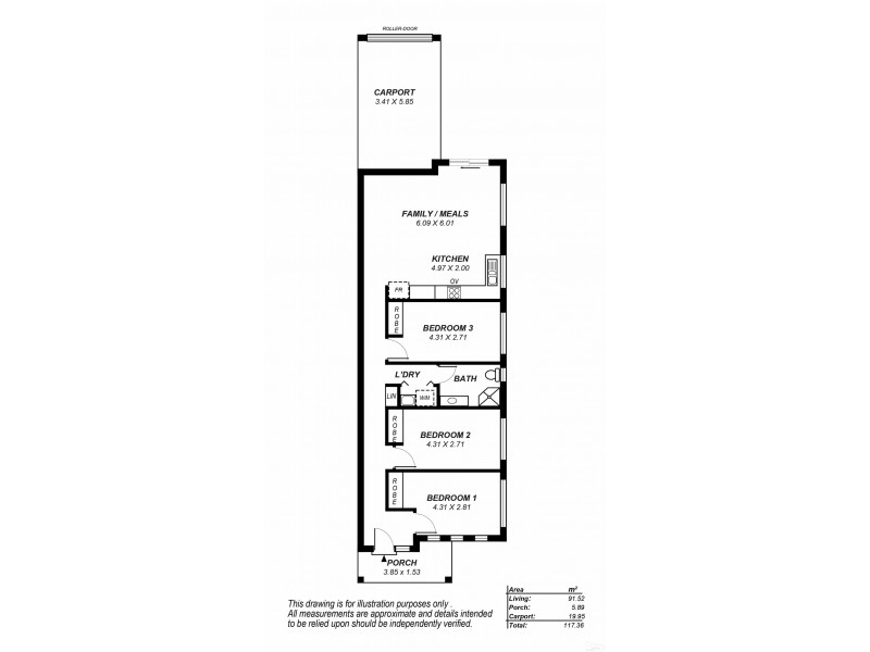 18  Blaise Street, Christie Downs SA 5164 Floorplan