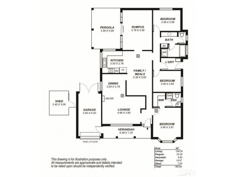 9  Vennachar Drive, Hallett Cove SA 5158 Floorplan