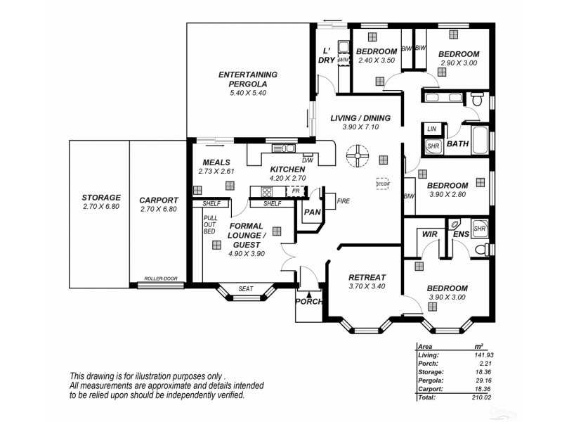 12 Lucretia Way, Hallett Cove SA 5158 Floorplan