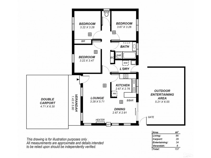 18 Horn Drive, Happy Valley SA 5159 Floorplan