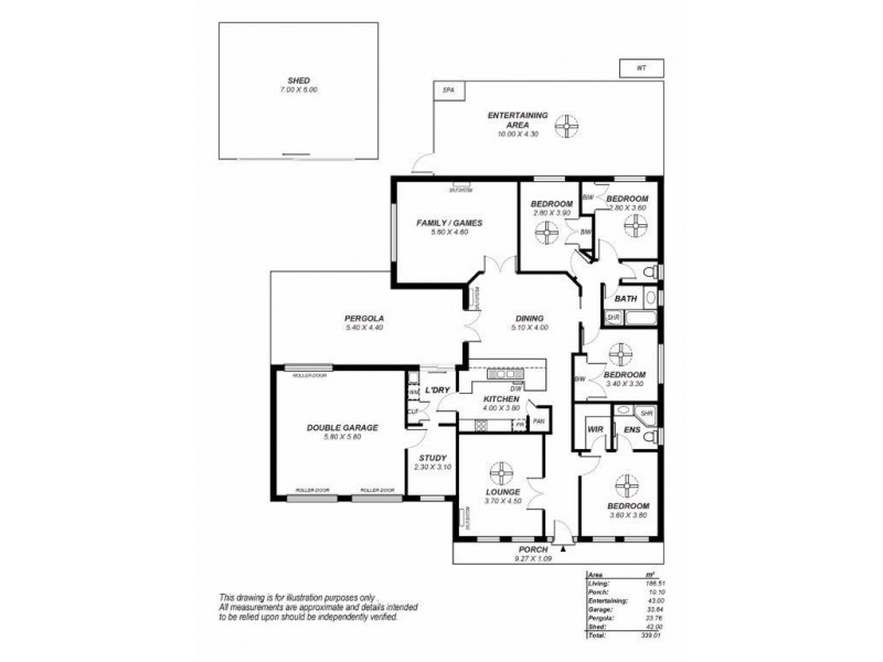 32 Missen Avenue, Hayborough SA 5211 Floorplan