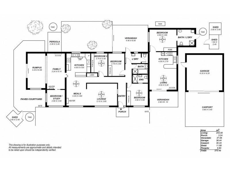 1 Gifford Terrace, Seaford SA 5169 Floorplan