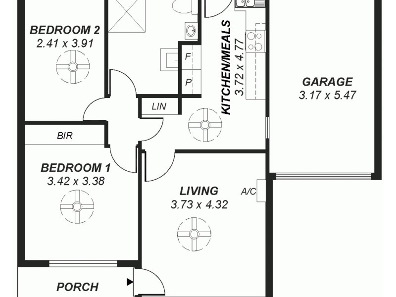 13/60 Booth Ave, Morphett Vale SA 5162 Floorplan