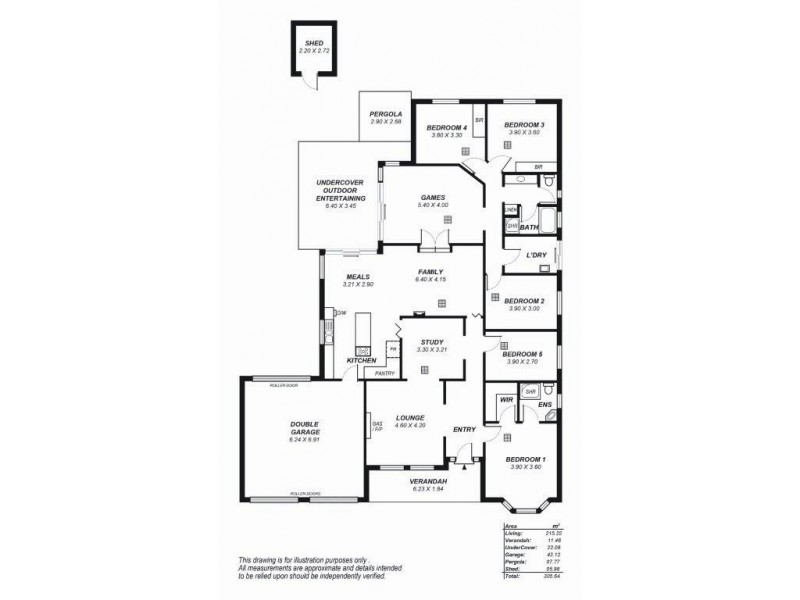 20 Alfonso Drive, Hallett Cove SA 5158 Floorplan