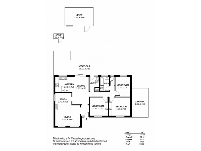 61 Quailo Avenue, Hallett Cove SA 5158 Floorplan