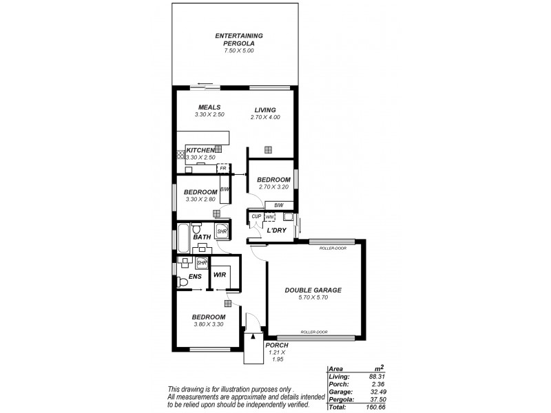 37 Parrell Street, Seaford Meadows SA 5169 Floorplan