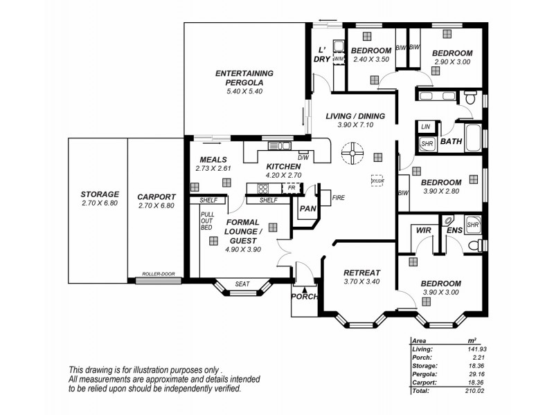 12 Lucretia Way, Hallett Cove SA 5158 Floorplan