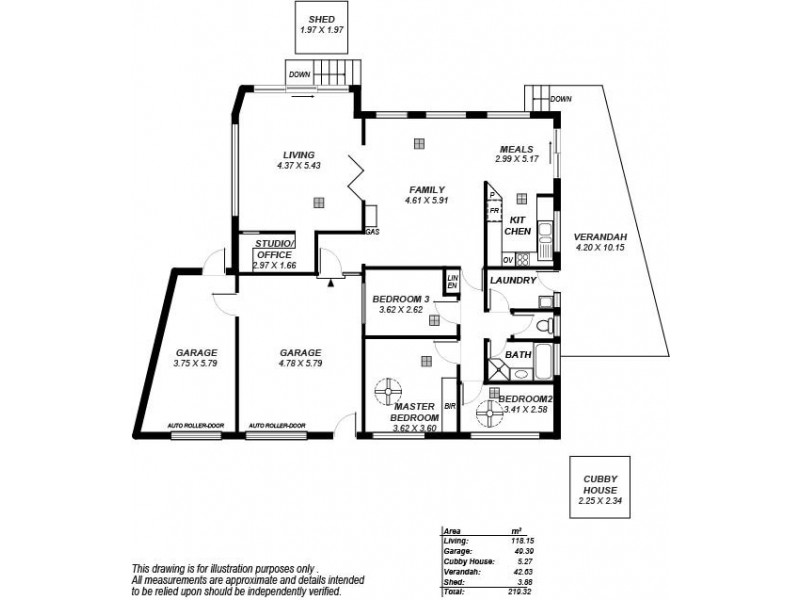 15 Trelawney Crescent, Huntfield Heights SA 5163 Floorplan