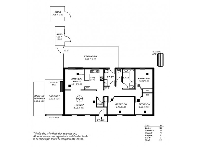 9 Bimbadene Road, Reynella SA 5161 Floorplan