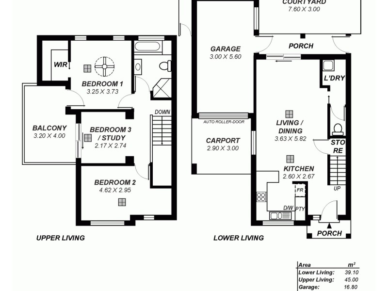 1/7 Anchor Road, Seaford Meadows SA 5169 Floorplan