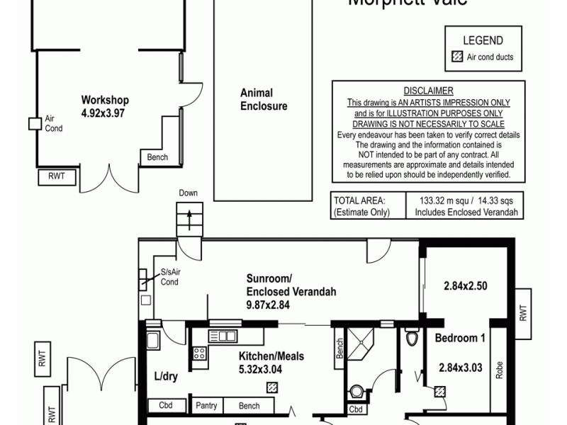 13 Opal Road, Morphett Vale SA 5162 Floorplan