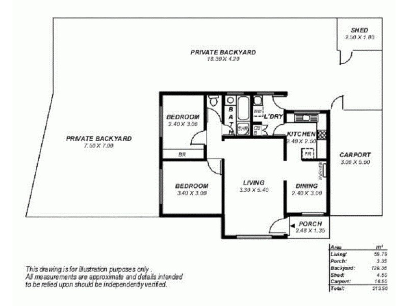 8/72 Booth Avenue, Morphett Vale SA 5162 Floorplan