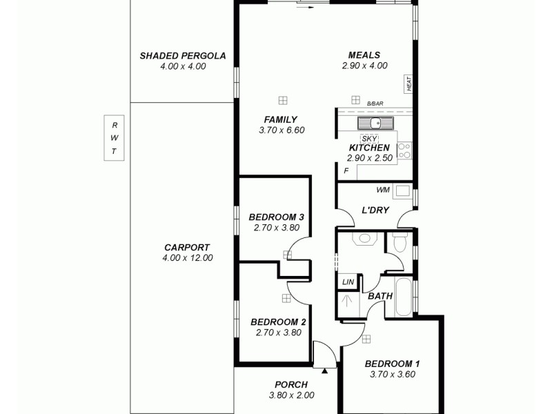 16 Champagne Crescent, Woodcroft SA 5162 Floorplan