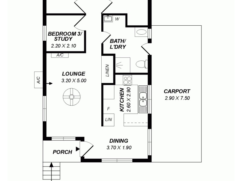 Site 109 Woodcroft Tourist Park, Woodcroft SA 5162 Floorplan