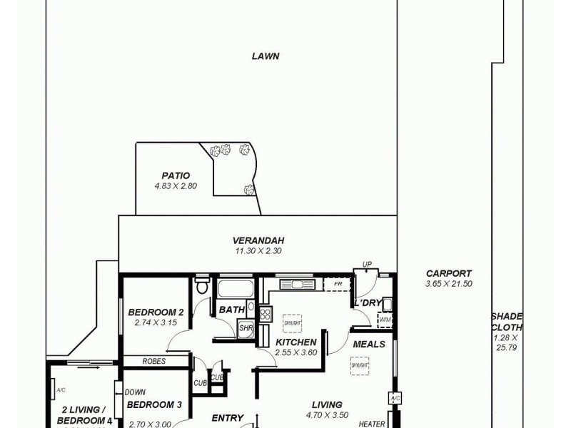30 John Street, Morphett Vale SA 5162 Floorplan