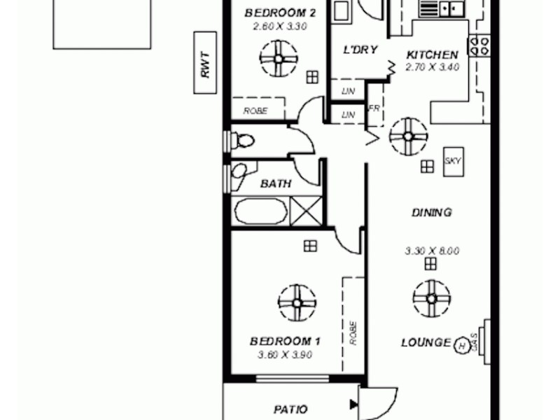 2/6 Howard Street, Underdale SA 5032 Floorplan