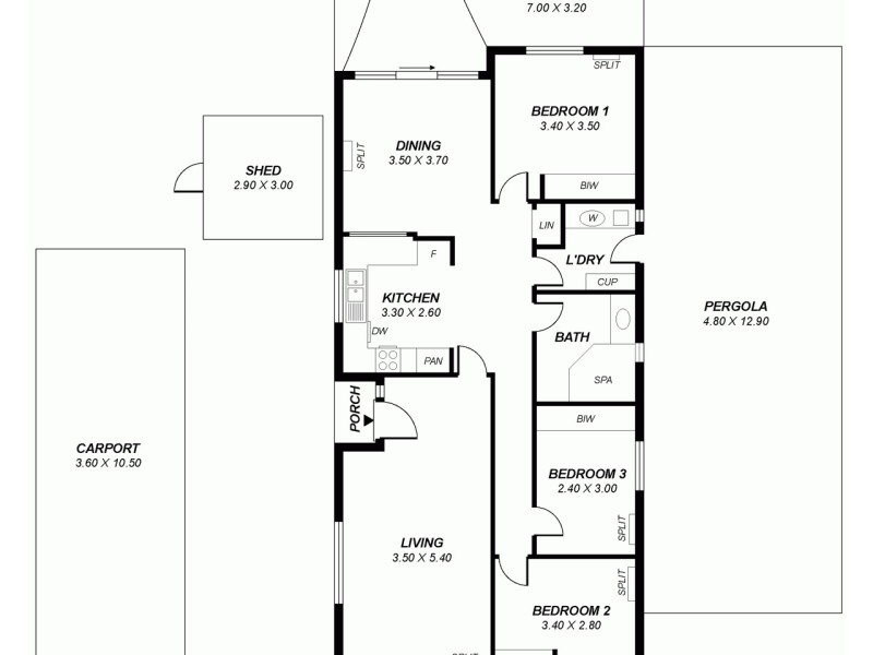 8 Morris Street, Morphett Vale SA 5162 Floorplan
