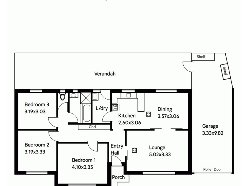 19 Greenbank Grove, Hackham West SA 5163 Floorplan