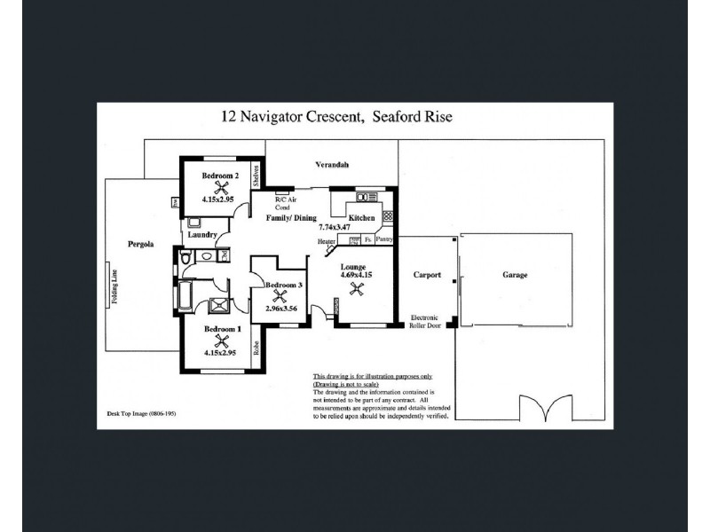 12 Navigator Crescent, Seaford Rise SA 5169 Floorplan