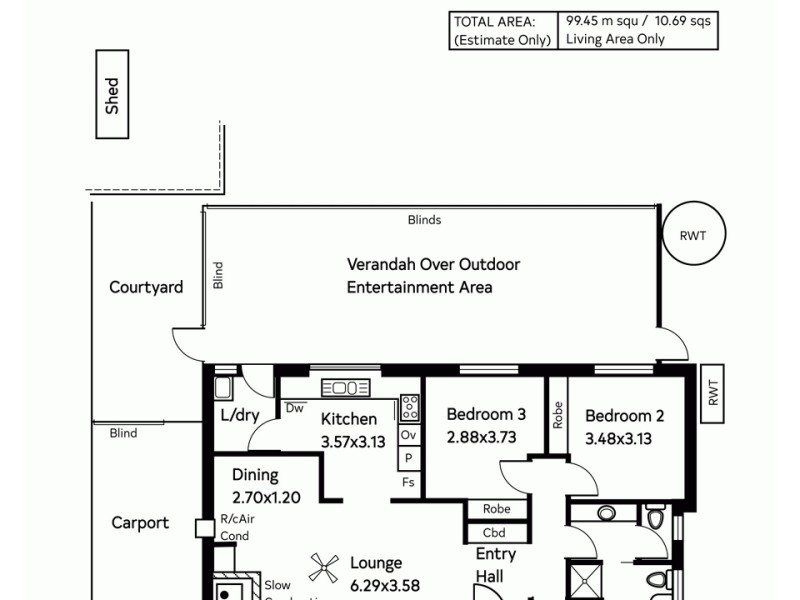 91 Alexander Street, Sellicks Beach SA 5174 Floorplan