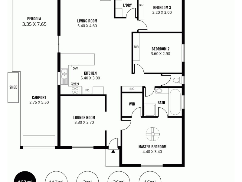 4 Joy Street, Morphett Vale SA 5162 Floorplan