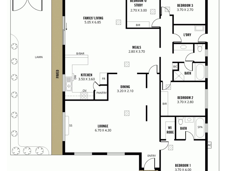 120 Grand Boulevard, Seaford Rise SA 5169 Floorplan