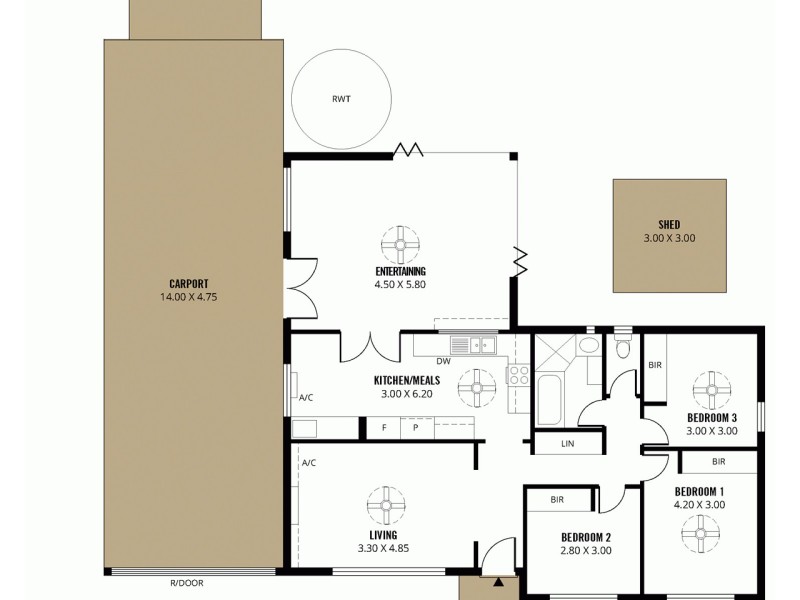 6 Mawson Road, Meadows SA 5201 Floorplan