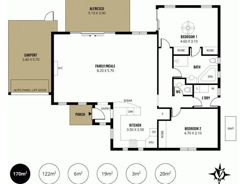 10a Kelmscott Street, Oaklands Park SA 5046 Floorplan