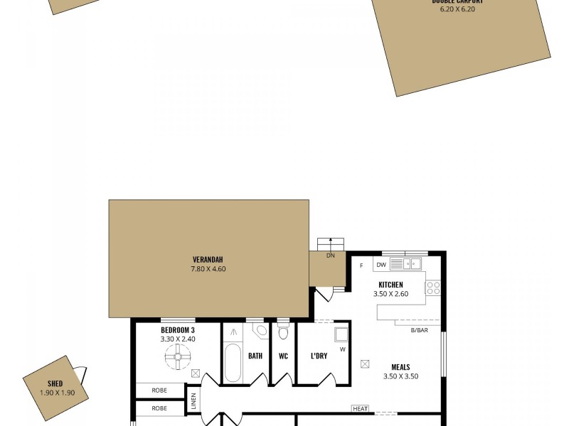 124  Elizabeth Road, Morphett Vale SA 5162 Floorplan