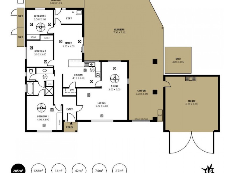 6 Stirling Drive, Morphett Vale SA 5162 Floorplan
