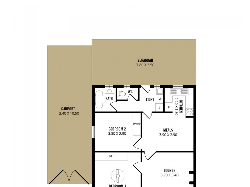 13 Arabrie Avenue, Edwardstown SA 5039 Floorplan