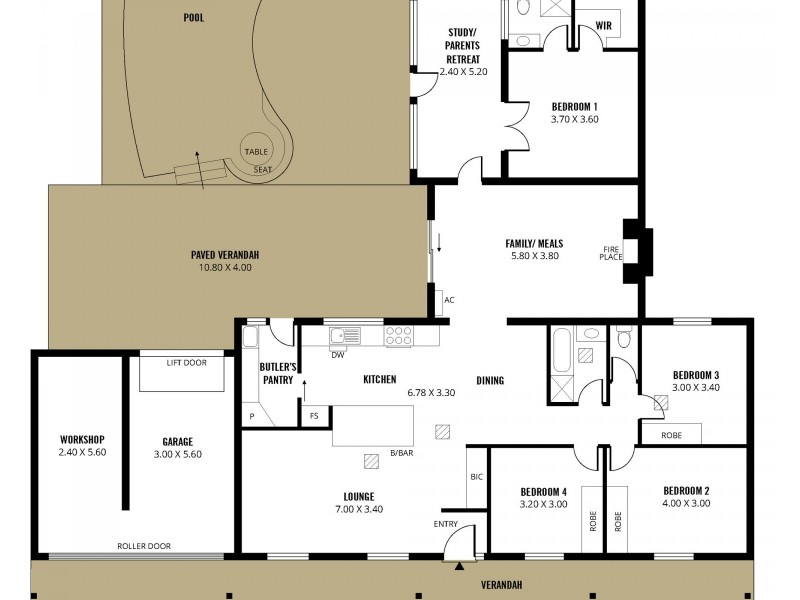 12 Koomooloo Crescent, Hallett Cove SA 5158 Floorplan