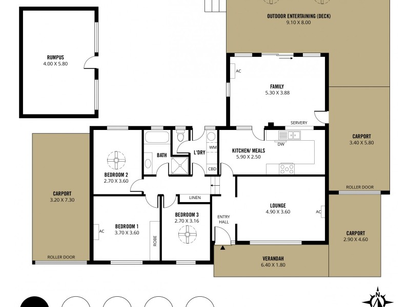 15 Mallen Street, Morphett Vale SA 5162 Floorplan