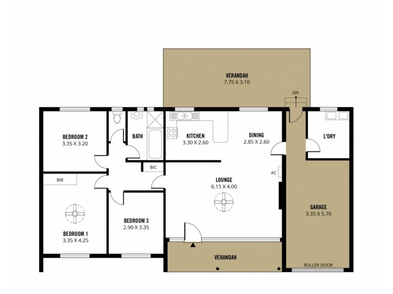 4 Hooper Place, Christies Beach SA 5165 Floorplan
