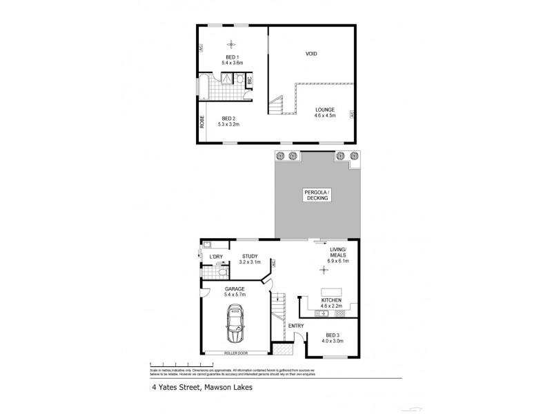 4 Yates Street, Mawson Lakes SA 5095 Floorplan