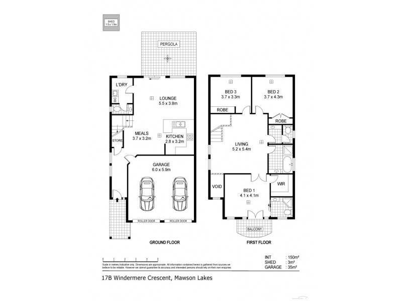 17B Windermere Crescent, Mawson Lakes SA 5095 Floorplan