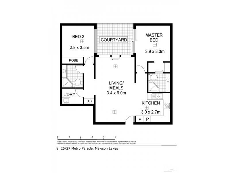 9/27-29 Metro Parade, Mawson Lakes SA 5095 Floorplan