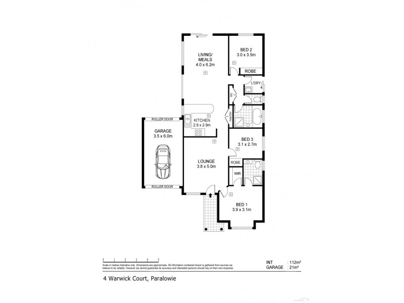 4 Warwick Court, Paralowie SA 5108 Floorplan